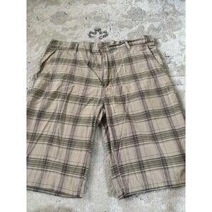 Vercho Clothing Co Plaid Shorts 38x11 Skater Baggy Y2K Shorts Grunge